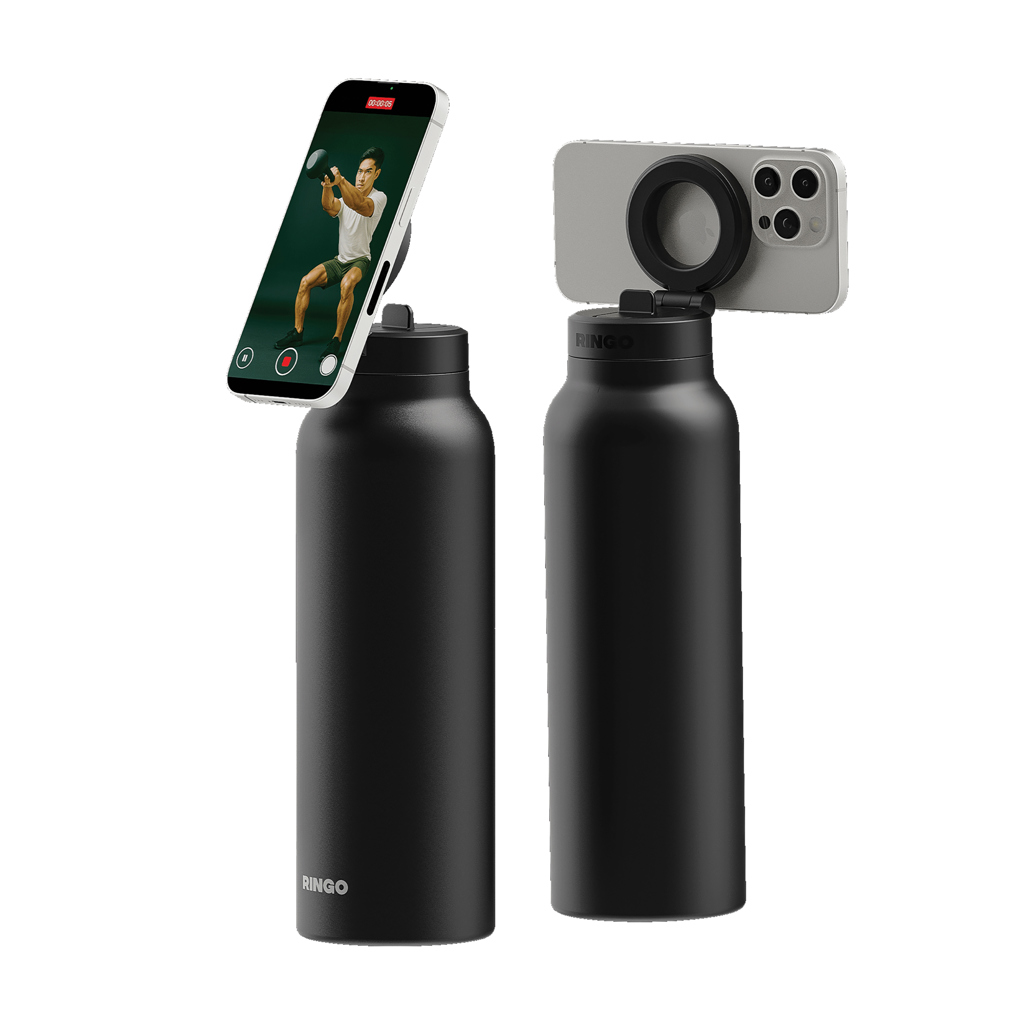 RINGO Pro MagSafe®-Trinkflasche mit magnetischem Ring
