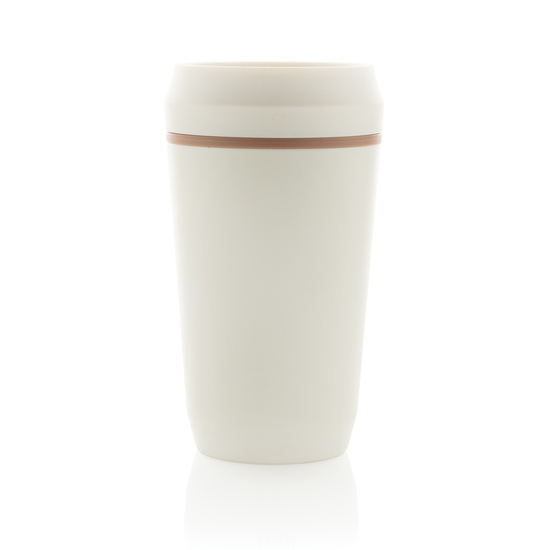 Topl-Becher aus rec. Kunststoff mit 360-Grad-Deckel 354ml