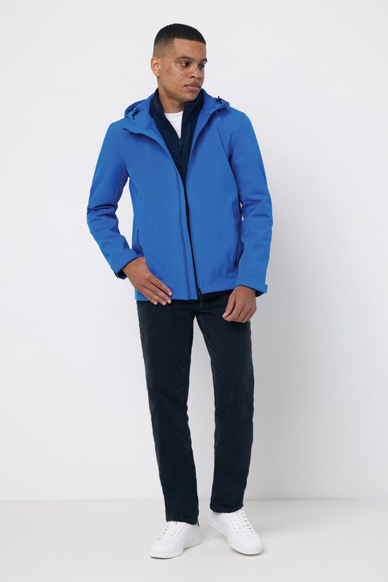 IQONIQ Makalu Herren Softshelljacke aus recyceltem Polyester