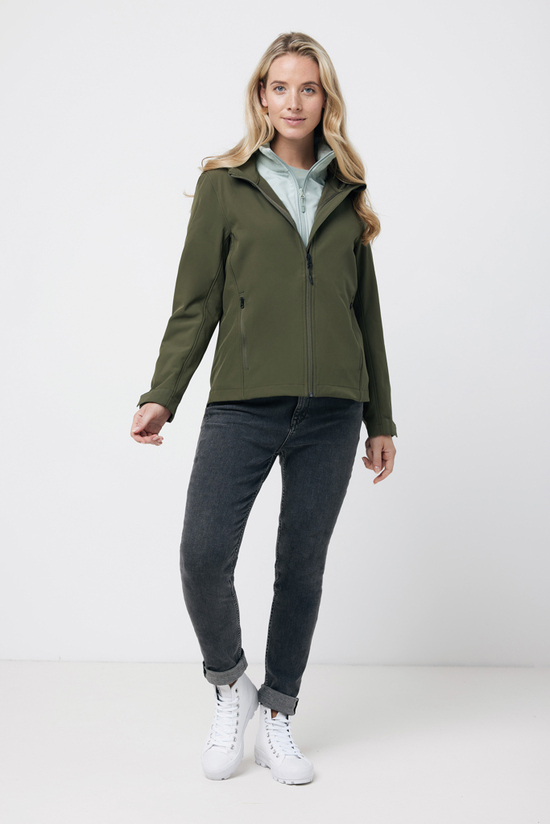 IQONIQ Makalu Damen Softshelljacke aus recyceltem Polyester