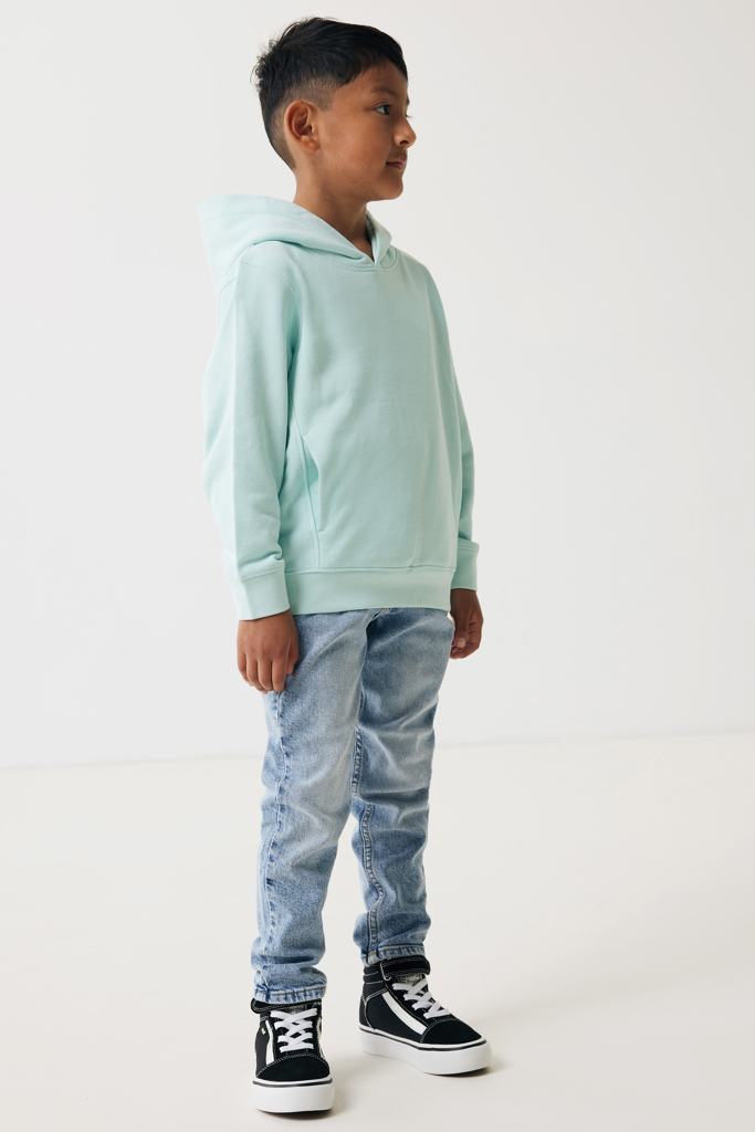 IQONIQ Yengo KidsHoodie mit Seitentaschen aus rec. Baumwolle