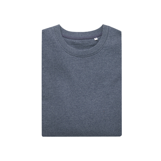 IQONIQ Denali ungefärbt. Rundhals-Sweater aus recycelter BW