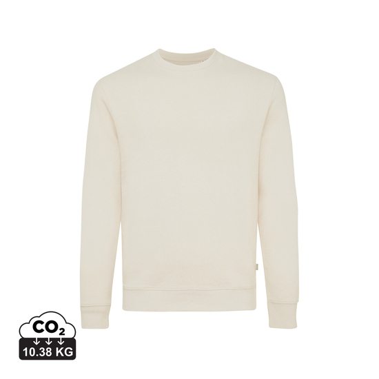 IQONIQ Denali ungefärbt. Rundhals-Sweater aus recycelter BW
