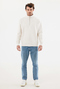 IQONIQ Elgon Quarter-Zip-Sweater aus rec. Baumwolle