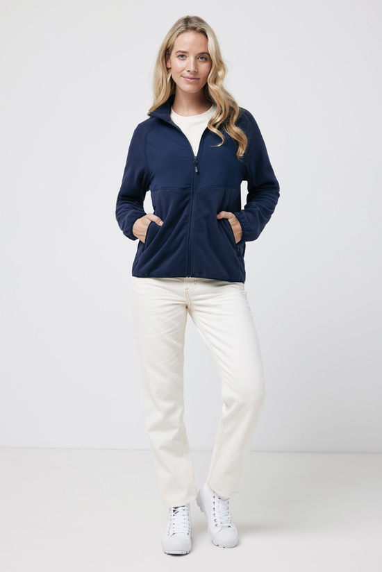 IQONIQ Talung Mikrofleece Jacke aus recyceltem Polyester