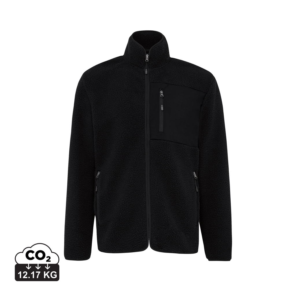 IQONIQ Diran Fleecejacke aus recyceltem Polyesterflor