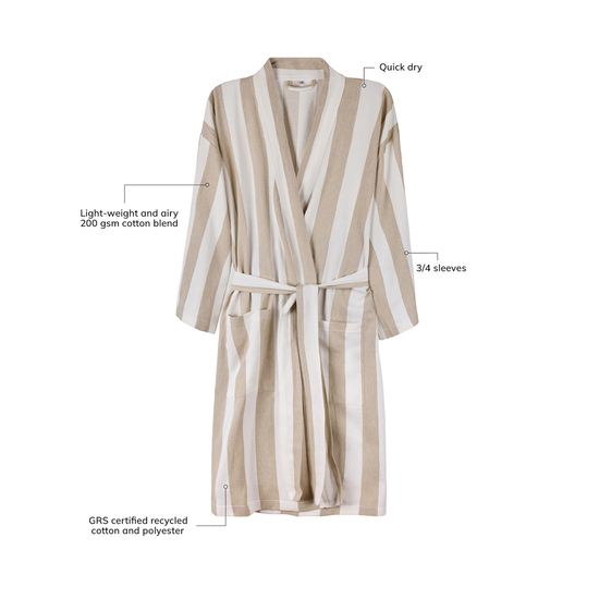 VINGA Ornos GRS Hamam-Bademantel L/XL