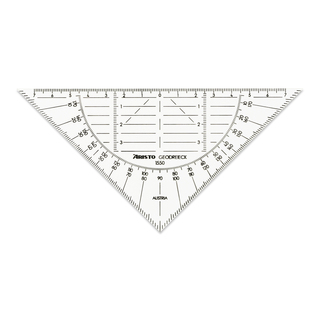Geodreieck® 16 cm, extrem biegsam, transparent