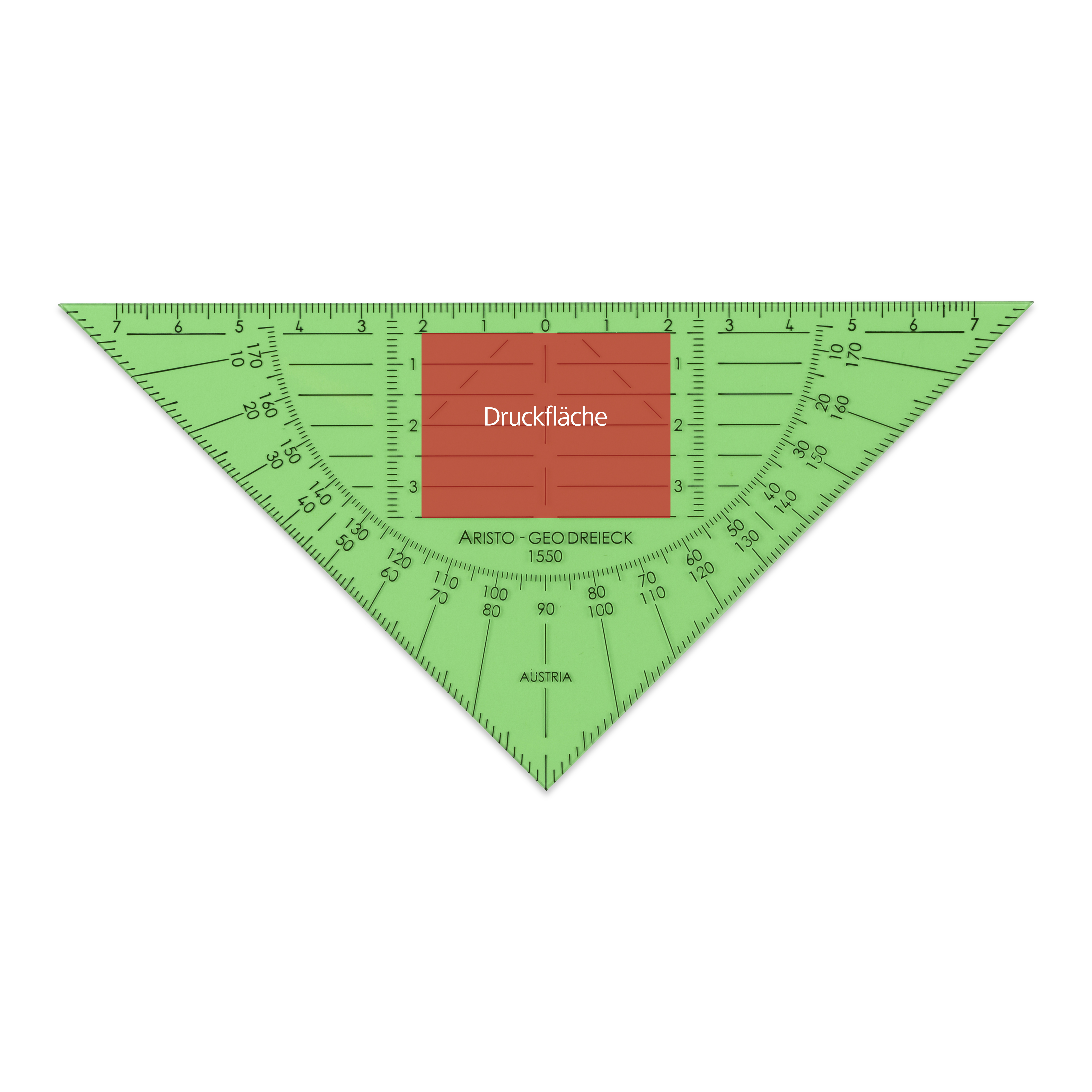 Geodreieck® 16 cm, extrem biegsam, grün