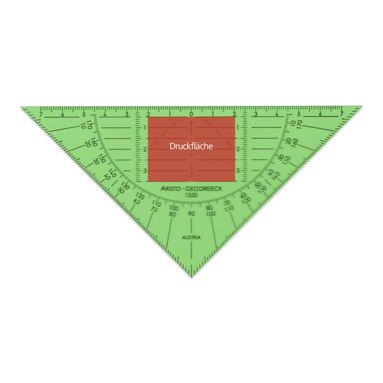 Geodreieck® 16 cm, extrem biegsam, grün