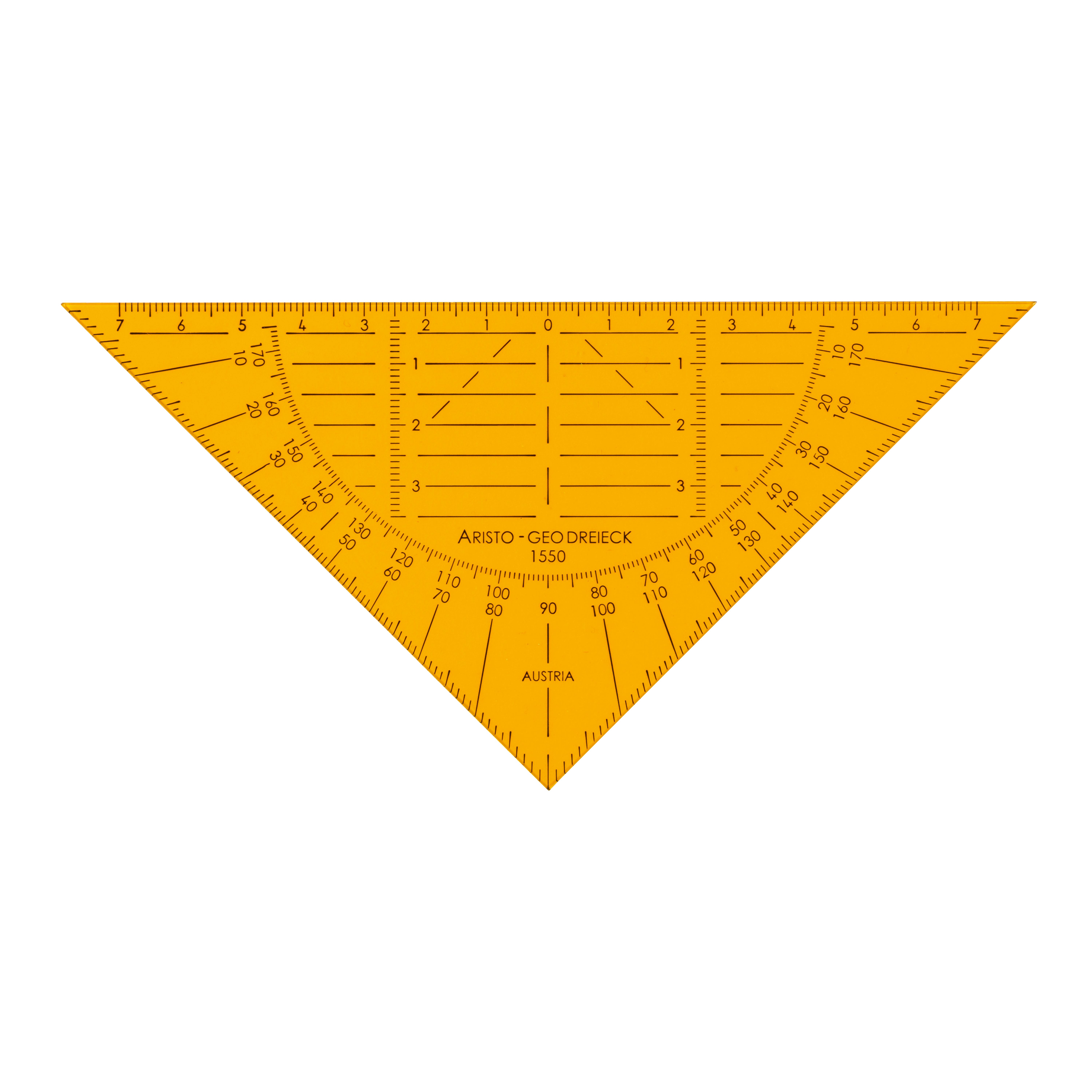 Geodreieck® 16 cm, extrem biegsam, orange