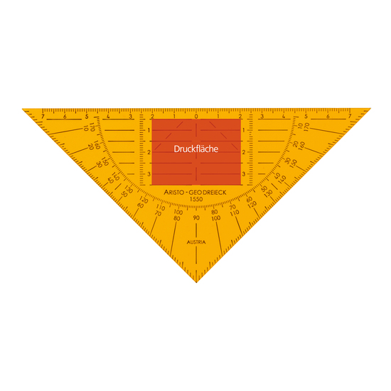 Geodreieck® 16 cm, extrem biegsam, orange