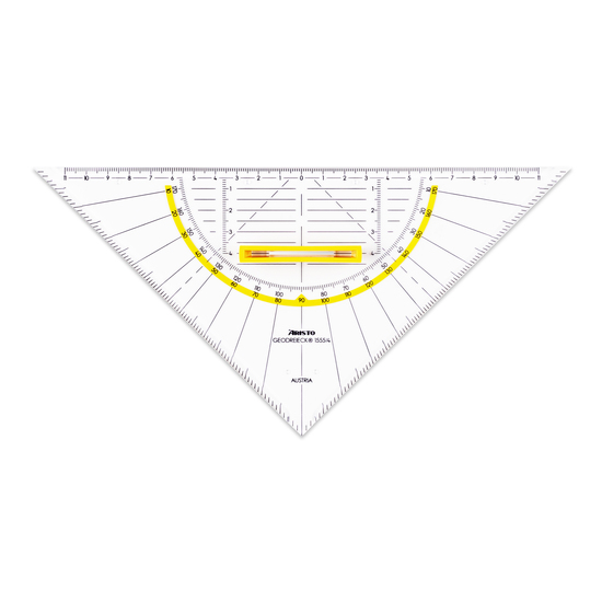 Geodreieck® 25 cm, mit abnehmbaren Griff