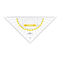 Geodreieck® 25 cm, mit abnehmbaren Griff