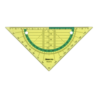 Flex Geometrie Dreieck, 16 cm, neongrün