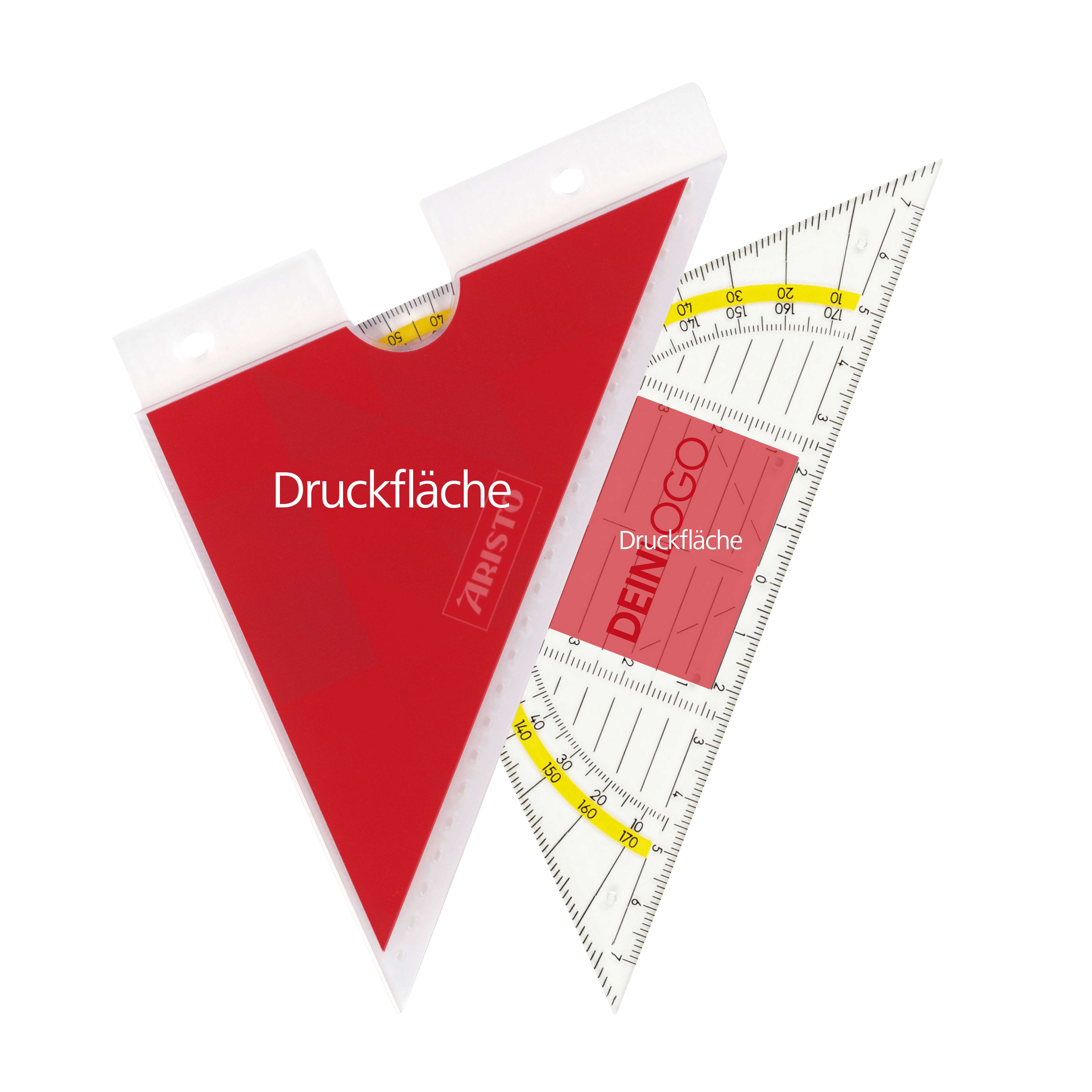 Geosaver® bedruckt inkl. Geodreieck 16 cm bedruckt