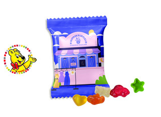 HARIBO Standardformen Werbetüte, Inhalt: HARIBO Mini Mix - ca. 15 g - 70 x 90 mm