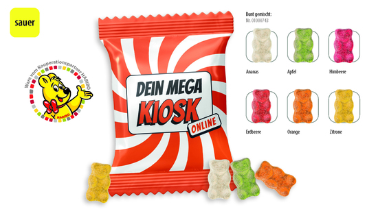 HARIBO Goldbären Die Sauren Werbetüte, Inhalt: HARIBO Goldbären Die Sauren