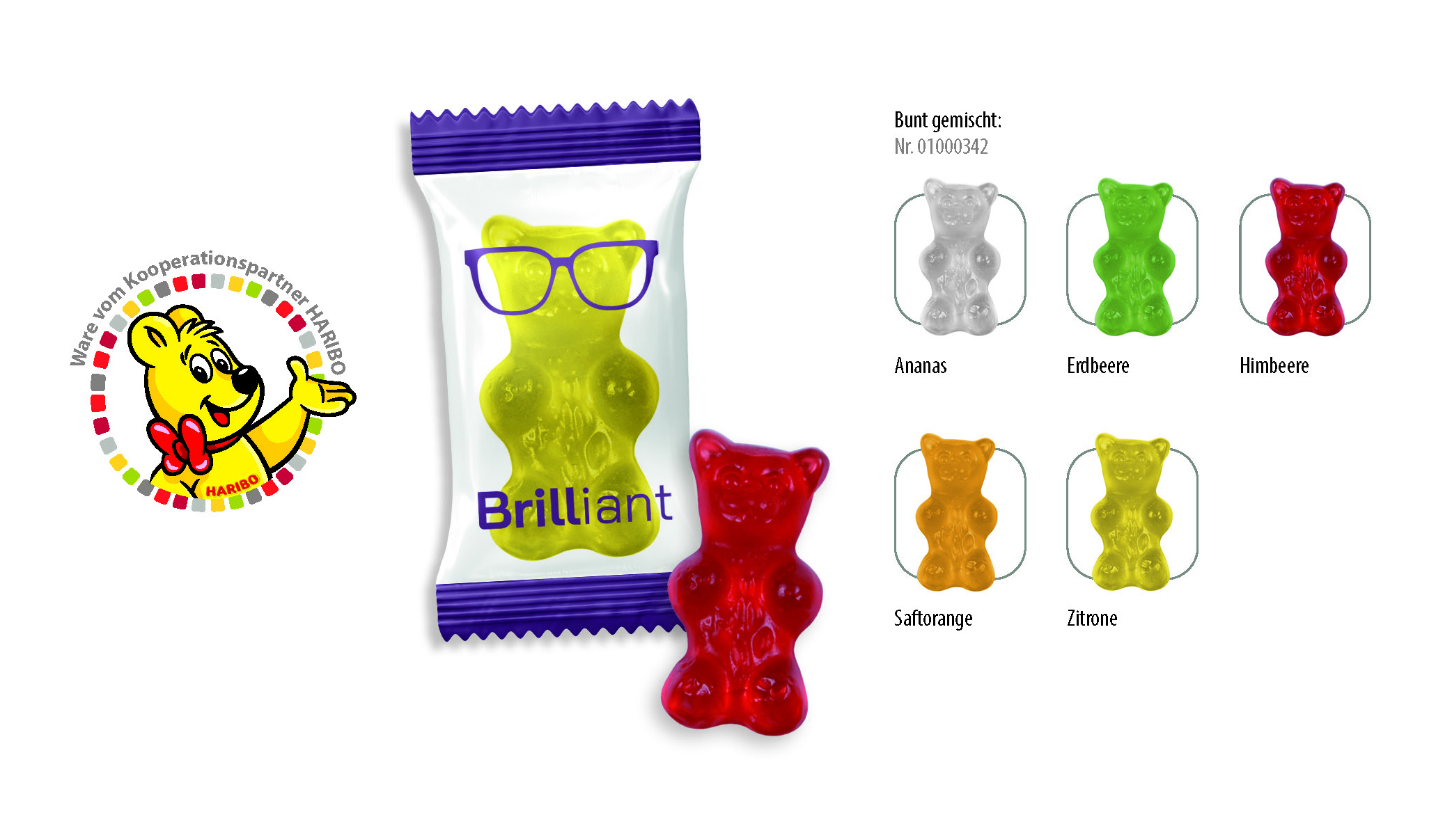 HARIBO Bärli Werbetüte, Inhalt: HARIBO Bärli
