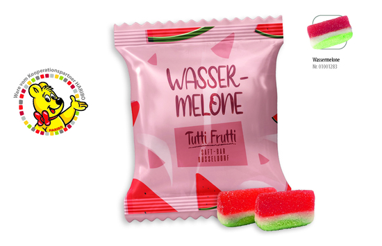 HARIBO Wassermelonen Werbetüte, Inhalt: HARIBO Wassermelonen