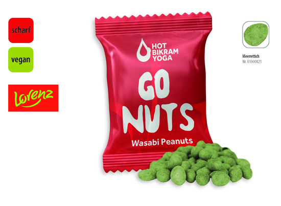 Wasabi Crispers Werbetüte, Inhalt: Wasabi Crispers