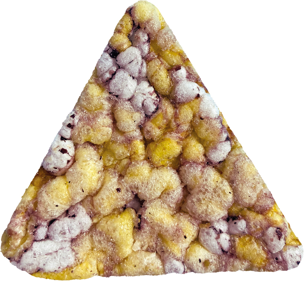 BIO Knusperecken Werbetüte, Inhalt: BIO Knusperecken Mais-schwarzer Reis