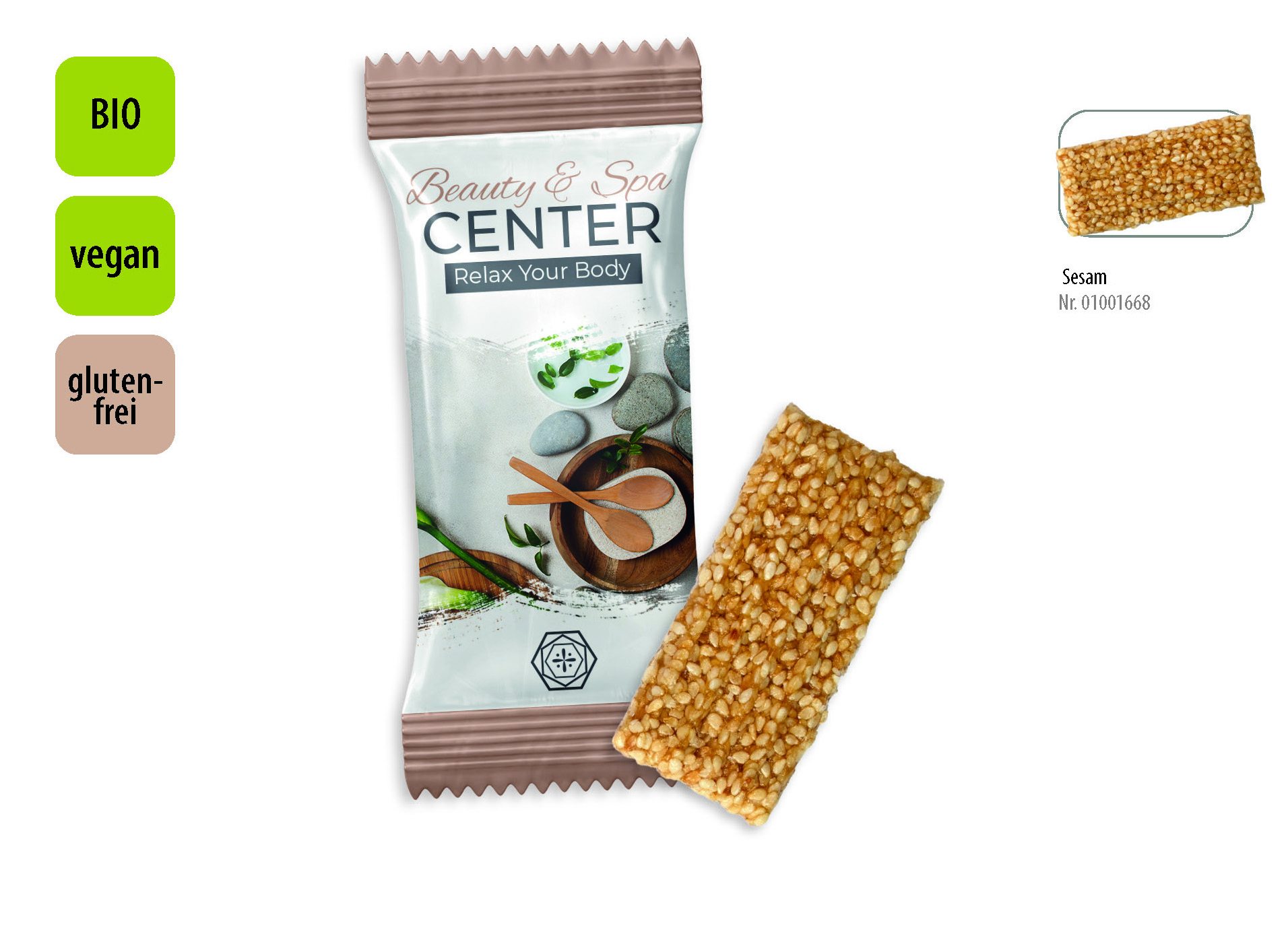 BIO Krokant Riegel Sesam, Inhalt: BIO Krokant Riegel Sesam