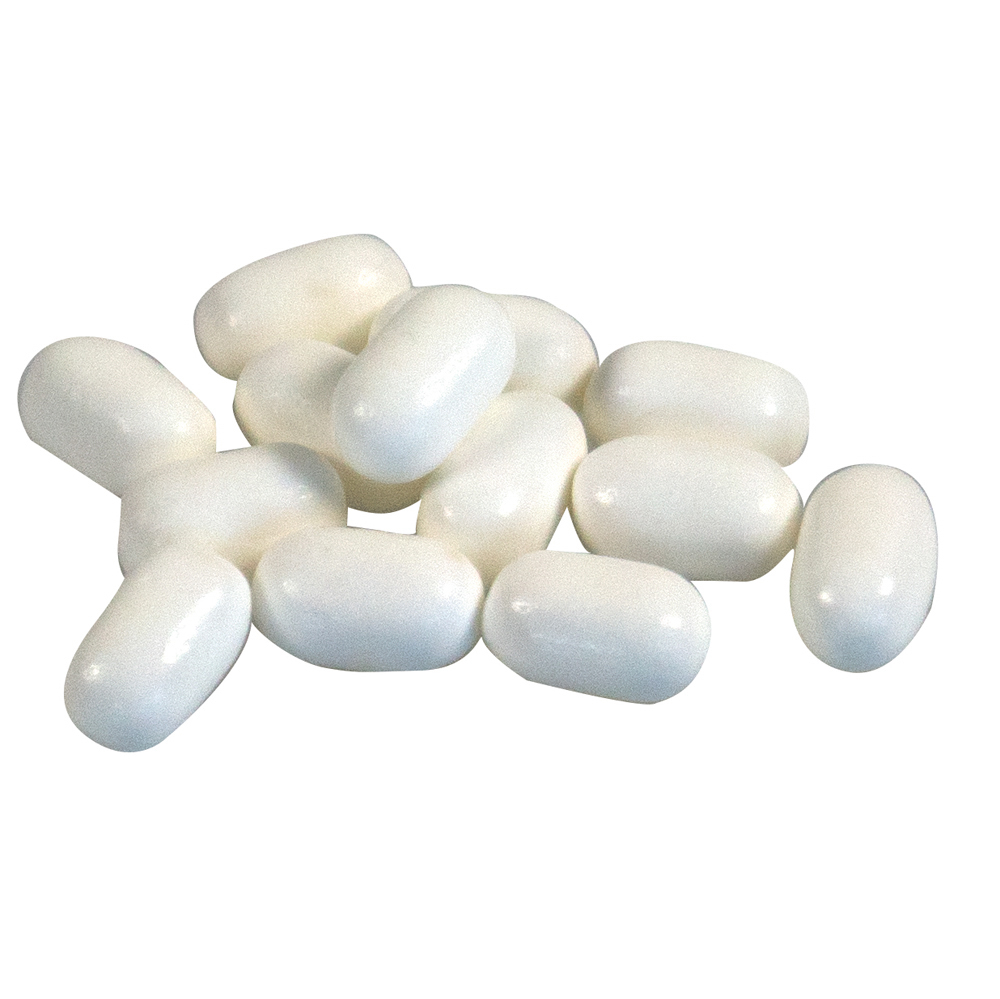 Klapp-Dose-59, Inhalt: Pfefferminzdragees (Dose) - ca. 20 g - blank