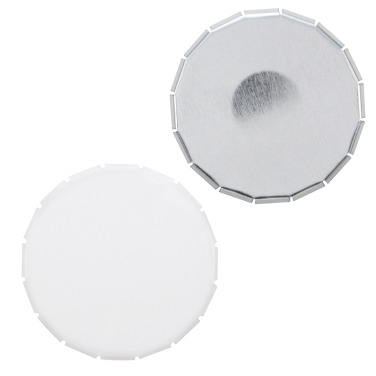 Klick-Dose-57, Inhalt: Kaugummi Dragees zuckerfrei (Dose) - ca. 20 g - blank