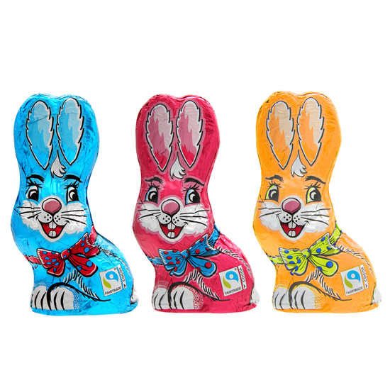 Osterhase in Präsentbox, Inhalt: Osterhase bunt gemischt 60 g