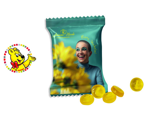 HARIBO Standardformen Werbetüte, Inhalt: HARIBO Smileys ca. 6,5 g