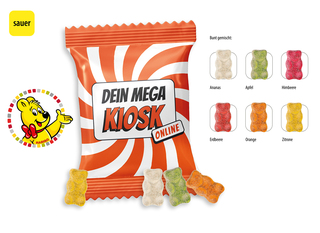 HARIBO Saure Goldbären Werbetüte, Inhalt: HARIBO Saure Goldbären