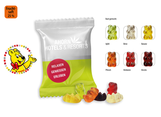 HARIBO Mini Saft-Goldbären Werbetüte, Inhalt: HARIBO Mini Saft Goldbären