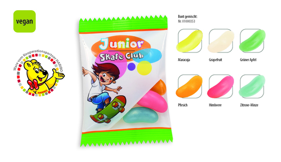 HARIBO Jelly Beans Werbetüte, Inhalt: HARIBO Jelly Beans ca. 10 g