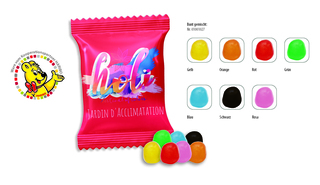 HARIBO Dragibus Werbetüte, Inhalt: HARIBO Dragibus Fruchtmix ca. 10 g
