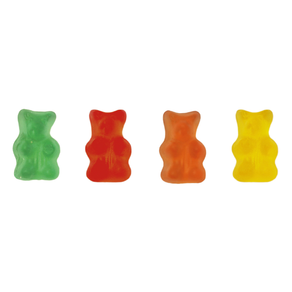 Gummibärchen zuckerfrei Werbetüte, Inhalt: Gummibärchen zuckerfrei