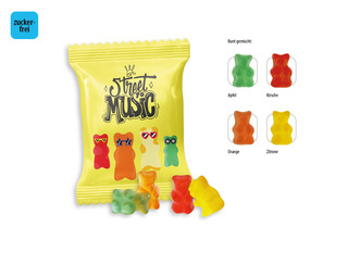 Gummibärchen zuckerfrei Werbetüte, Inhalt: Gummibärchen zuckerfrei