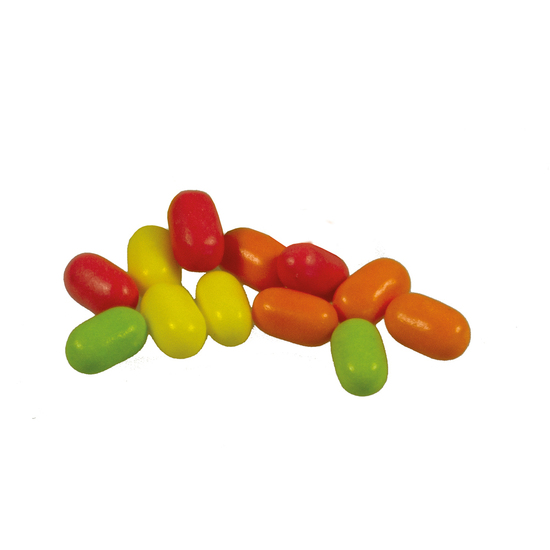 Bunte Fruchtdragees Werbetüte, Inhalt: Bunte Fruchtdragees Limette