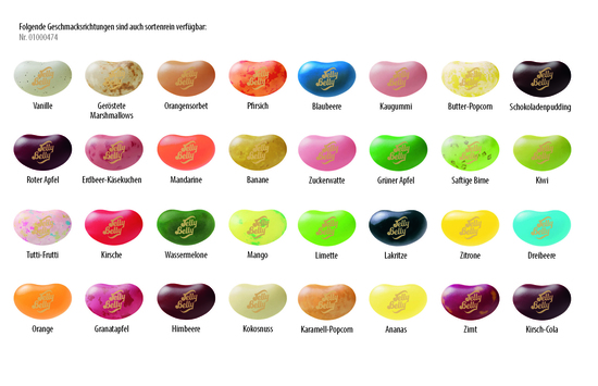 Jelly Belly Beans Werbetüte, Inhalt: Jelly Belly Beans ca. 9 g