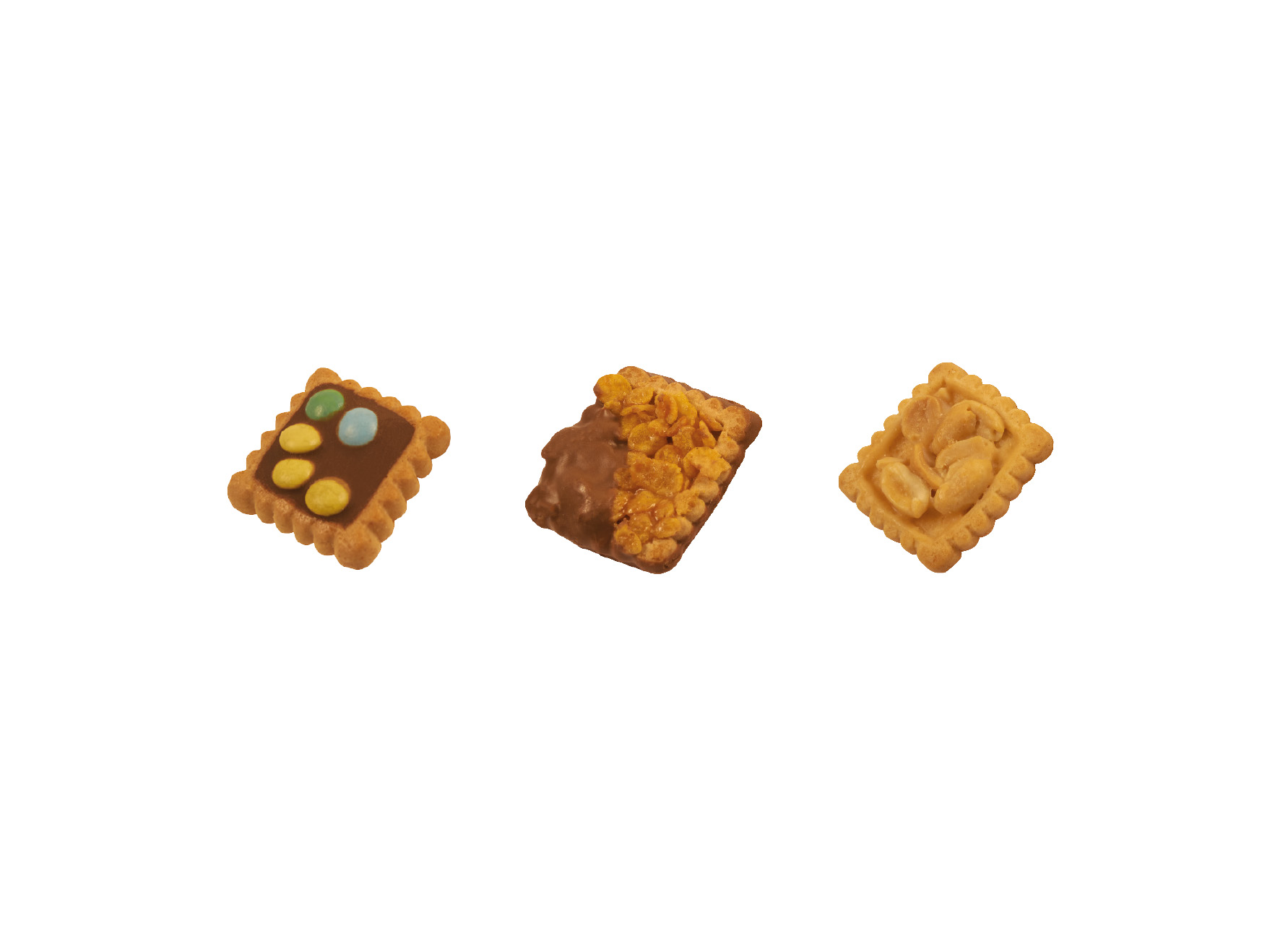 Leibniz Kekse Knusper Snack & Kunterbunt Flowpack, Inhalt: Leibniz Knusper Snack mit Cornflakes