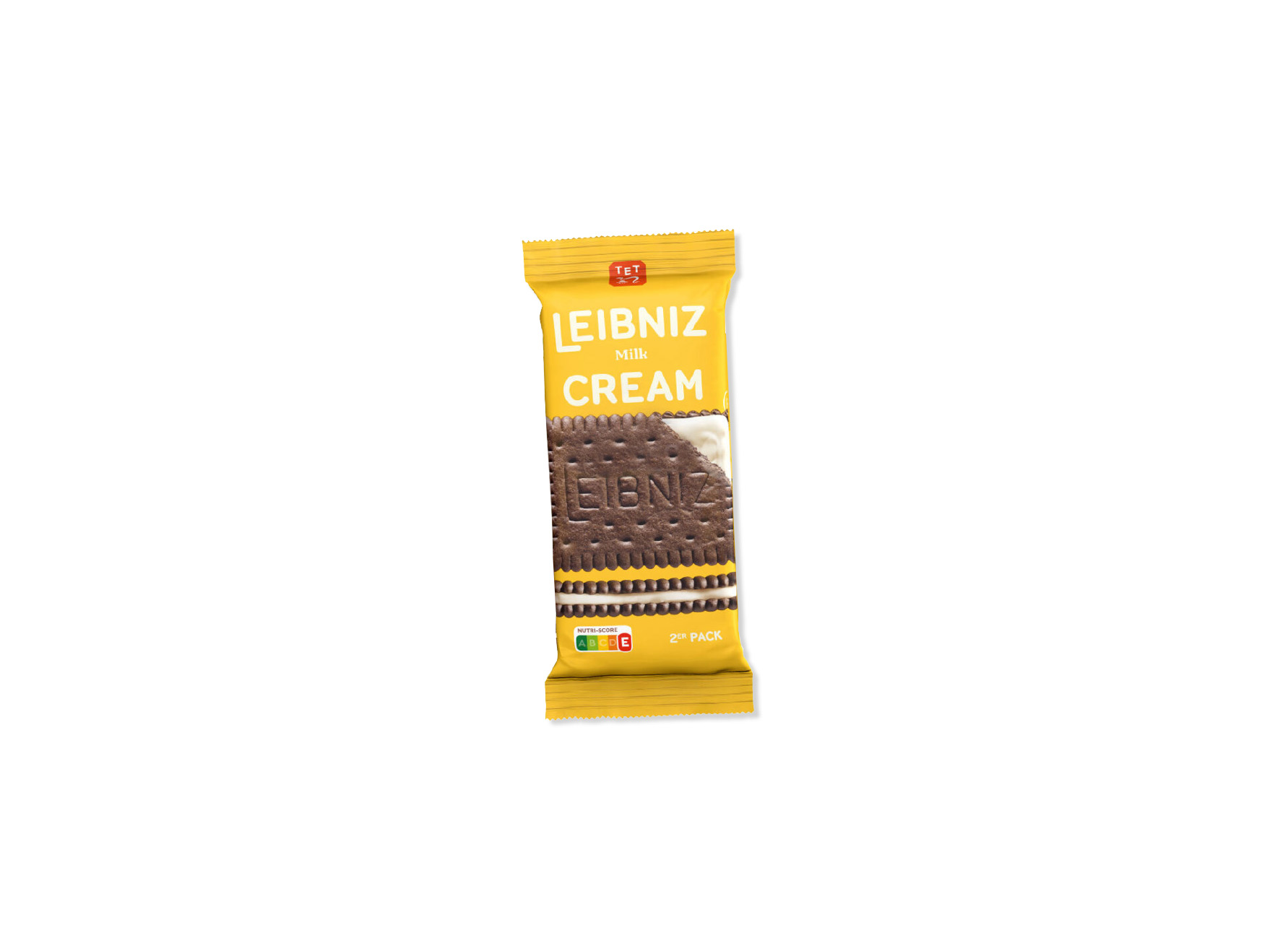 LEIBNIZ Milk Cream 2er Pack mit Werbebanderole, Inhalt: LEIBNIZ Milk Cream ca. 38 g