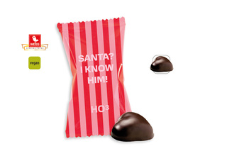 Lebkuchenherz vegan Werbetüte, Inhalt: Lebkuchen Herz vegan ca. 15 g