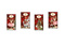 Tisch Adventskalender HEIDEL aus 100% Papier Standardmotiv, Inhalt: Heidel Schokoladentäfelchen ca. 72 g