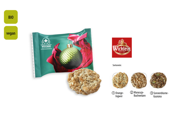 Wicklein BIO Vitalgebäck Superfood Flowpack, Inhalt: Wicklein BIO Vitalgebäck Orange-Ingwer ca. 6,5 g