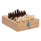Weinset BAMBOO CHESS mit Schachspiel 56-0301163