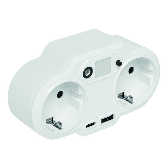 USB-Adapter-Stecker-Netzteil mit Nachtlicht ENDLESS POWER NIGHT 56-0402719