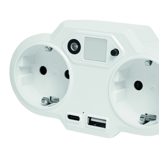 USB-Adapter-Stecker-Netzteil mit Nachtlicht ENDLESS POWER NIGHT 56-0402719