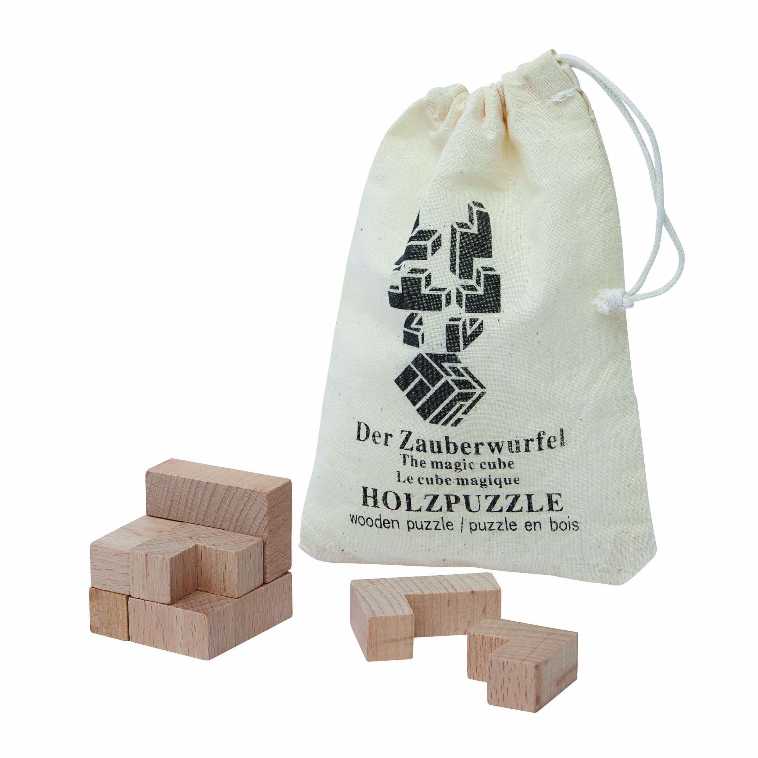 Holz-Puzzle CRAZY CUBE 56-0501032