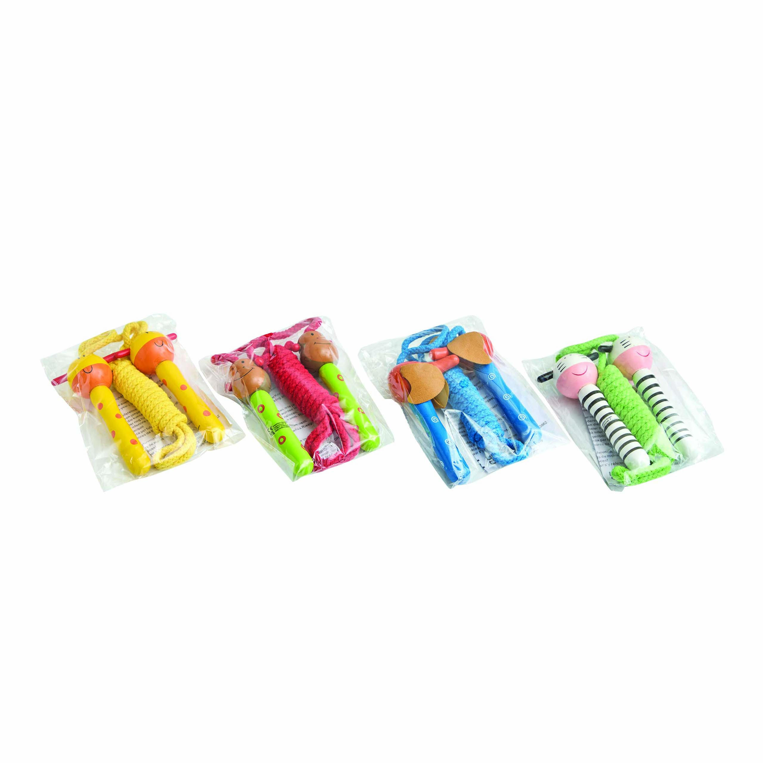 Springseile ANIMAL ANIMATION, 4-fach sortiert, Preis pro Stück 56-0501049