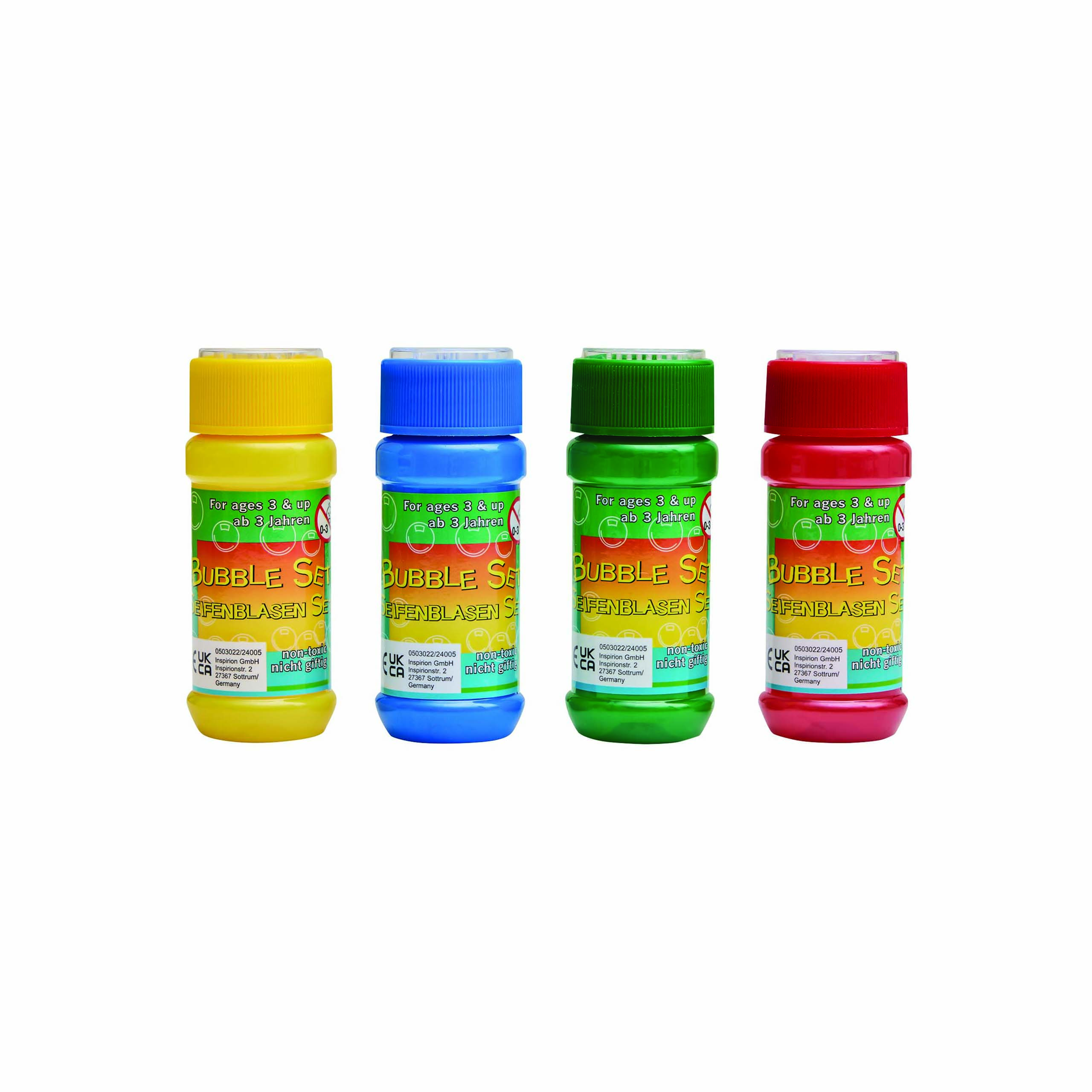 Seifenblasen AIR BUBBLE, 4 sortierte Farben, Preis pro Stück 56-0503022